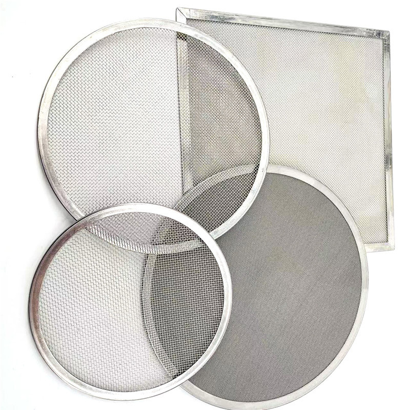 1 3 5  8 10 25 50 100 micron round screen stainless steel filter mesh disc