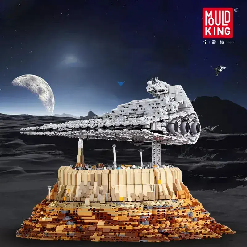 Mould King 21007 Empire Over Jedha City Star Plan Destroyer Cruise Super UCS Imperial Model starwars Building Block Sets