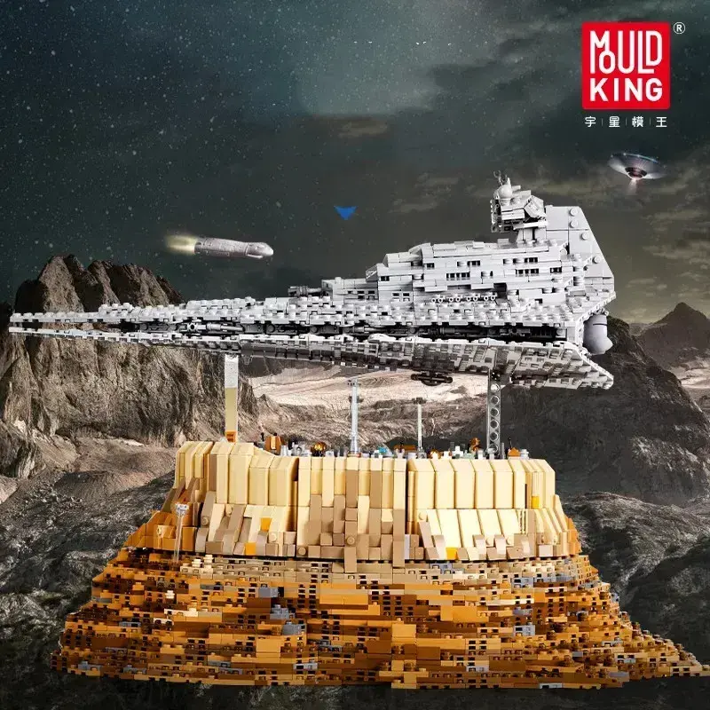 Mould King 21007 Empire Over Jedha City Star Plan Destroyer Cruise Super UCS Imperial Model starwars Building Block Sets