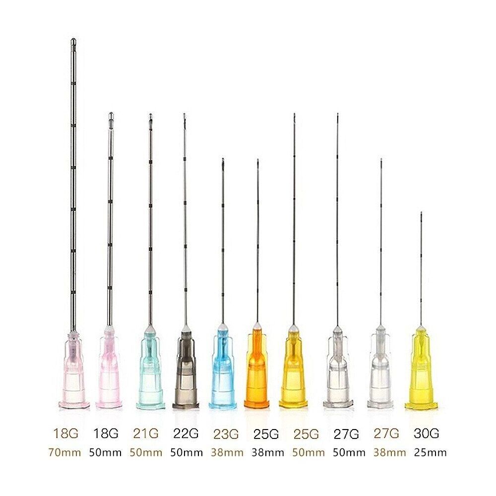 Blunt tip micro cannula 27g 50mm oem service blunt tip 27G 50mm for hyaluronic acid dermal filler injection needle