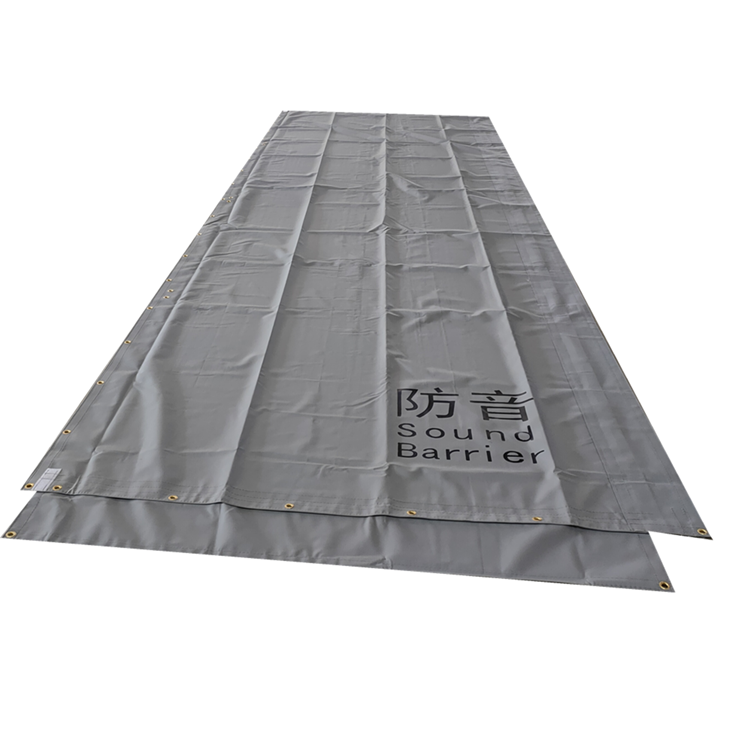 Heavy Duty PVC Sound Barrier Tarp PVC Coated Soundprooof Tarpaulin