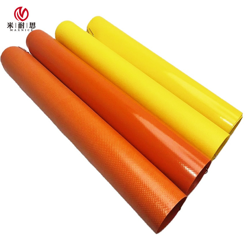 Flame Retardant PVC Tarpaulin Fabric Roll for Flexible Ventilation Air Duct