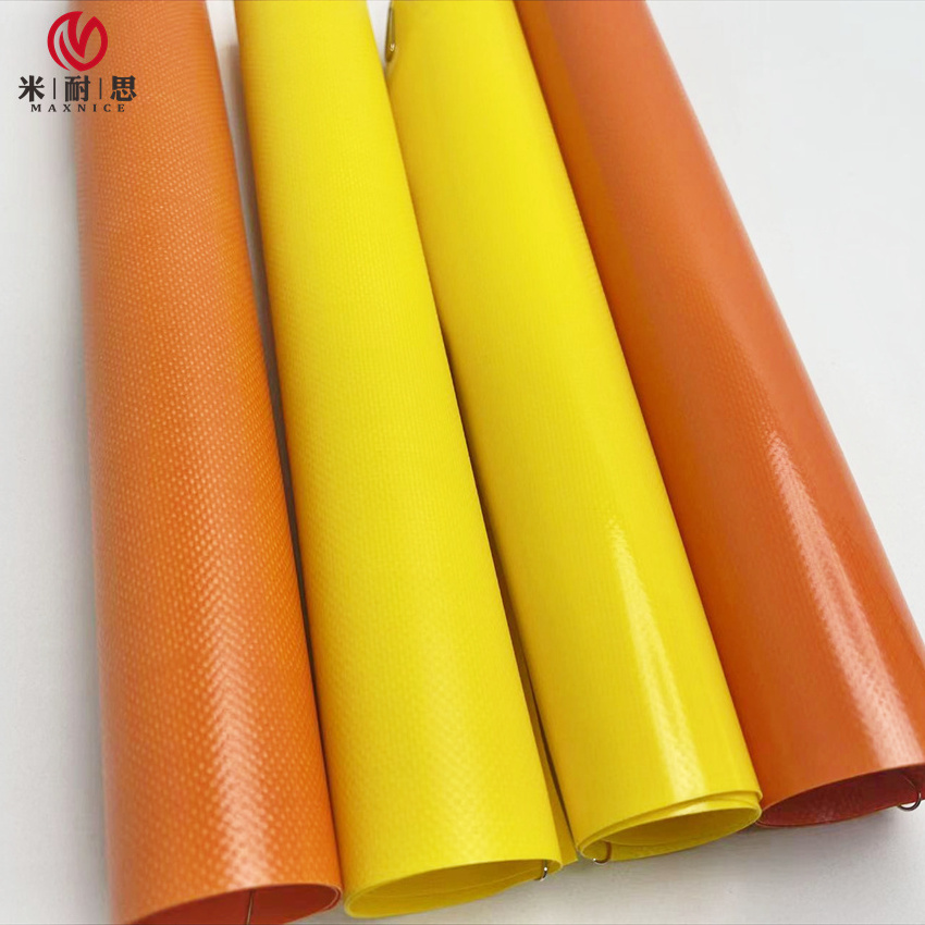 Flame Retardant PVC Tarpaulin Fabric Roll for Flexible Ventilation Air Duct