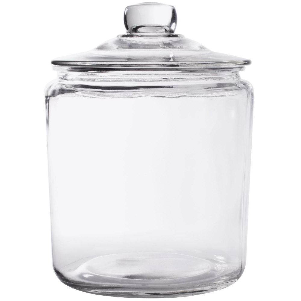 Hot Sale 1 Gallon Glass Round Storage Jar Glass Food Mason Jar With Lid