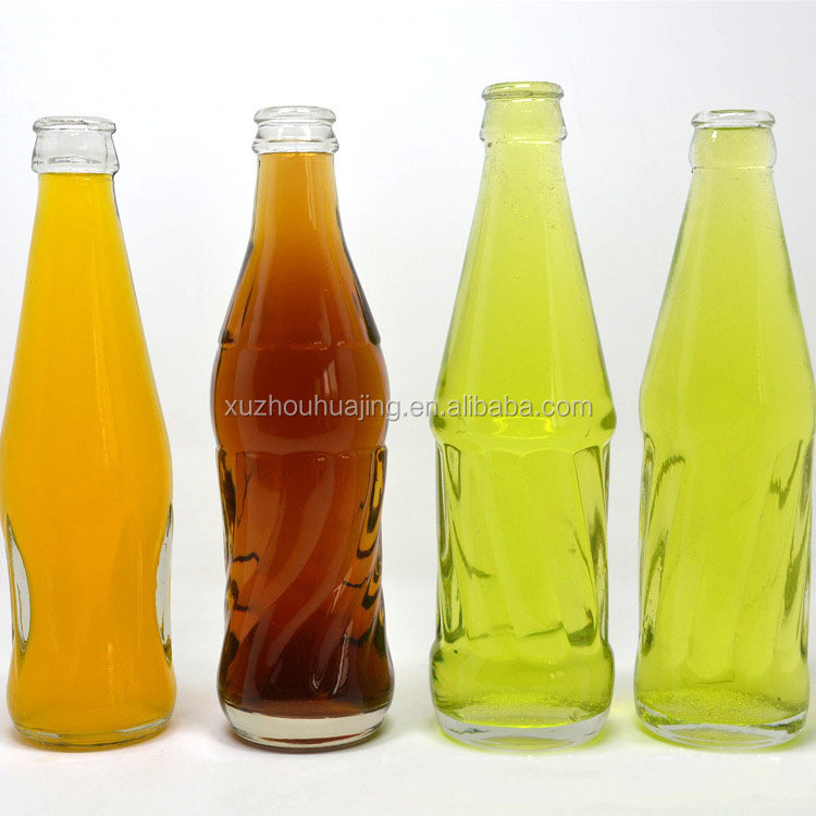 Wholesale Clear 220ml Flint Glass Soda Bottles With Crown Cap