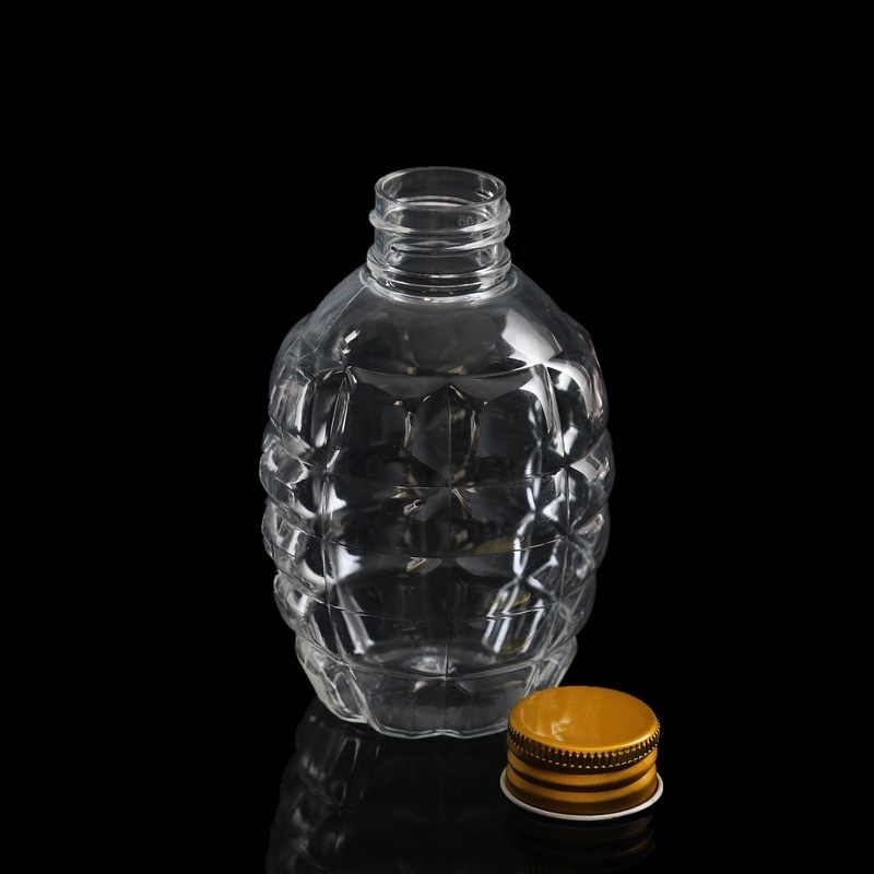 2022 Whiskey Wine Grenade shape glass Transparent Bottle  Container For liquor