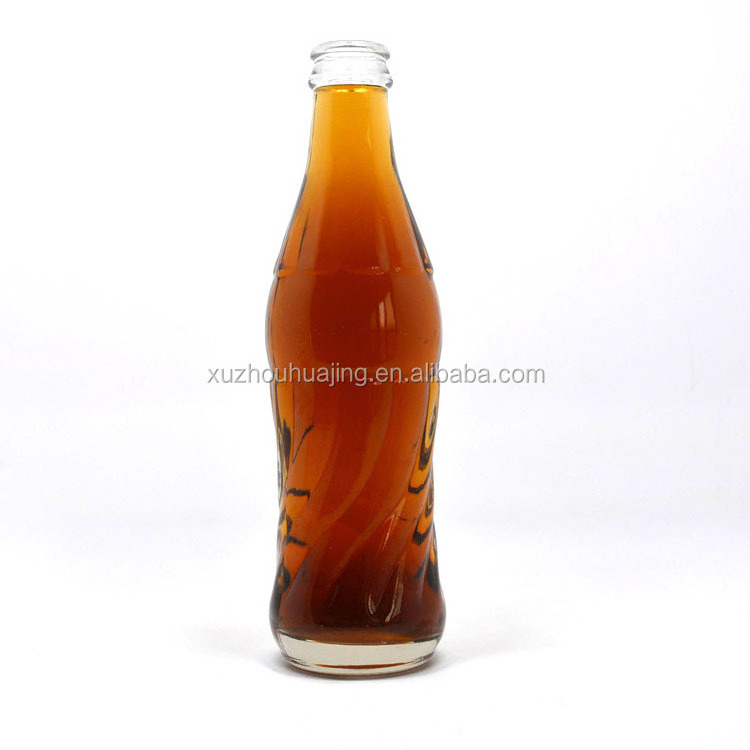 Wholesale Clear 220ml Flint Glass Soda Bottles With Crown Cap