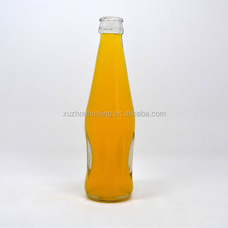 Wholesale Clear 220ml Flint Glass Soda Bottles With Crown Cap