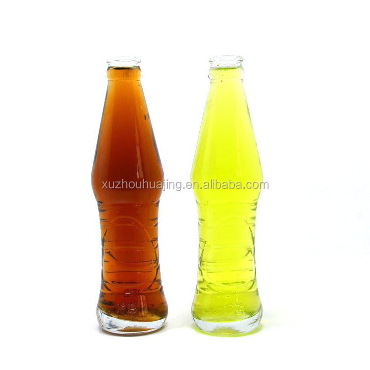 Wholesale Clear 220ml Flint Glass Soda Bottles With Crown Cap