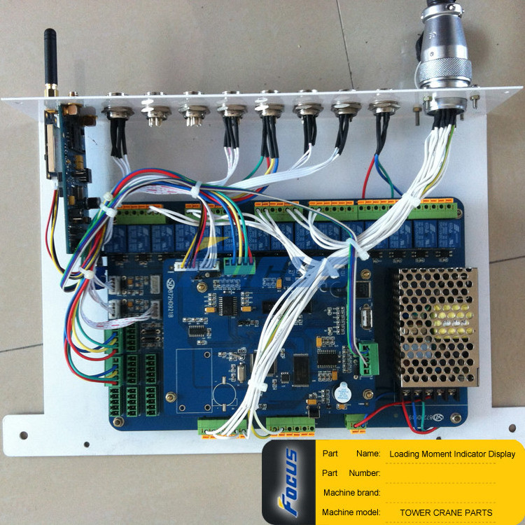 Tower Crane Safety Monitor System Loading Moment Indicator Display