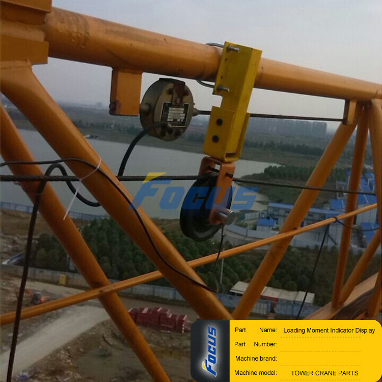 Tower Crane Safety Monitor System Loading Moment Indicator Display