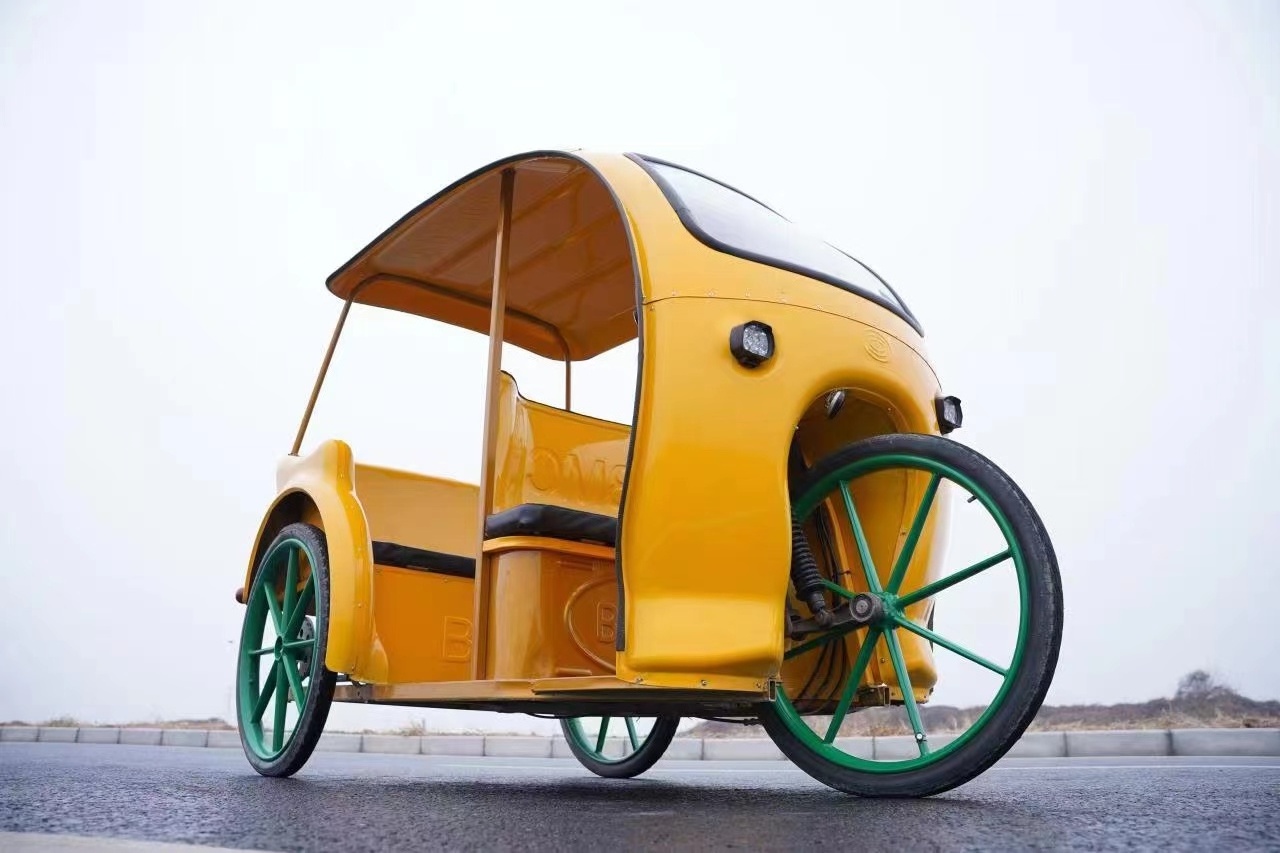 2023 china  newest model  electric rickshaw Low Price New energy 6 Seats Rickshaw