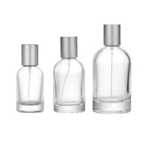 30ml 50ml 100ml round glass mist spray perfume bottle with cap