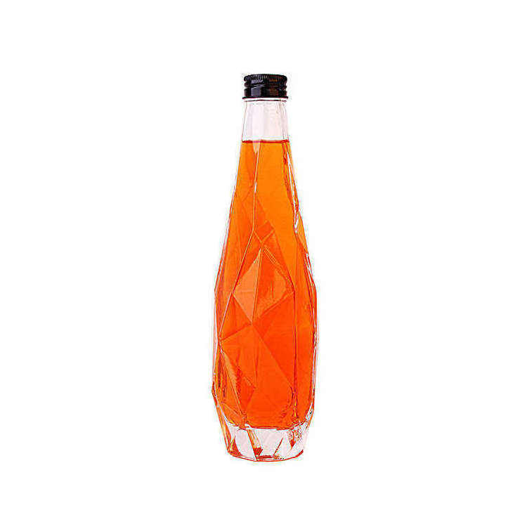 design Wholesale 350ml 500ml 750ml Glass Wine Liquor Bottle Glass Brandy Gin Rum Tequila Vodka Spirits Bottle With Lid