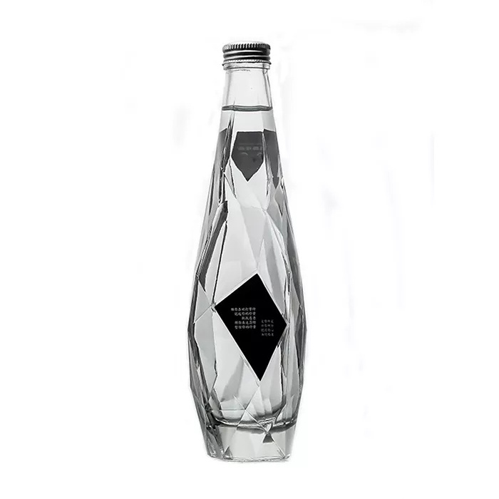 design Wholesale 350ml 500ml 750ml Glass Wine Liquor Bottle Glass Brandy Gin Rum Tequila Vodka Spirits Bottle With Lid