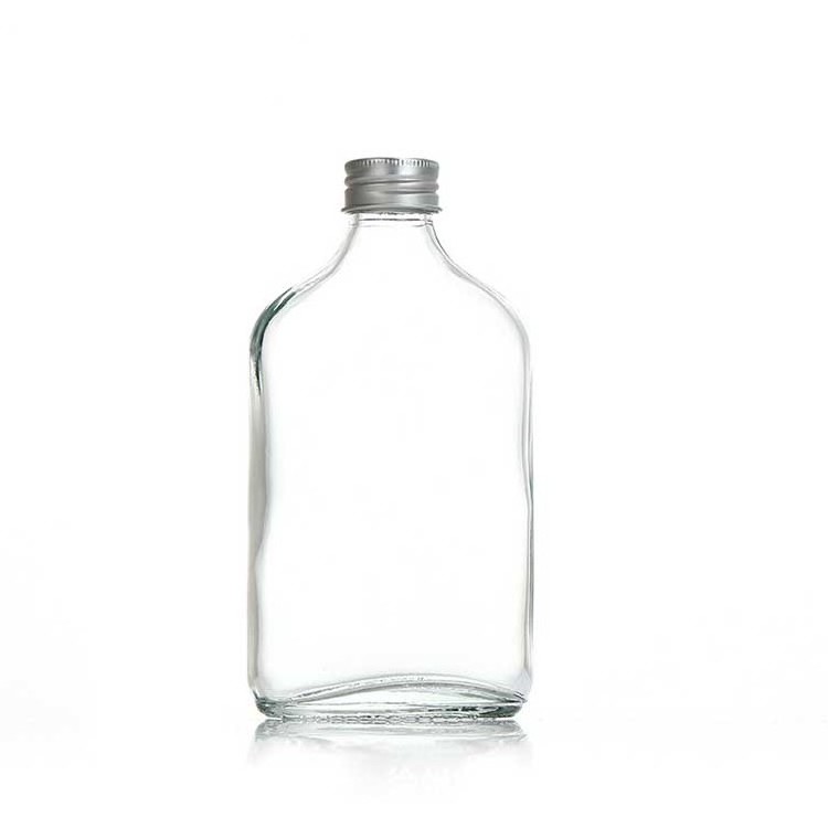 mini size liquor bottle 50ml glass drinking Juice Wine coffee kumbocha bottle with airtight lid