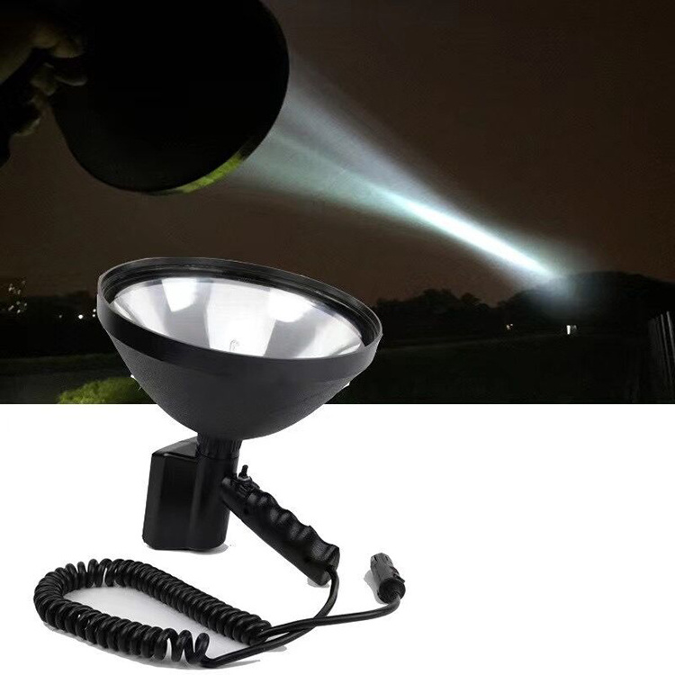 Wholesale super bright spot 12v 55w 9inch searching light for hunting 12v car batary searching light for hunting 12v car batary