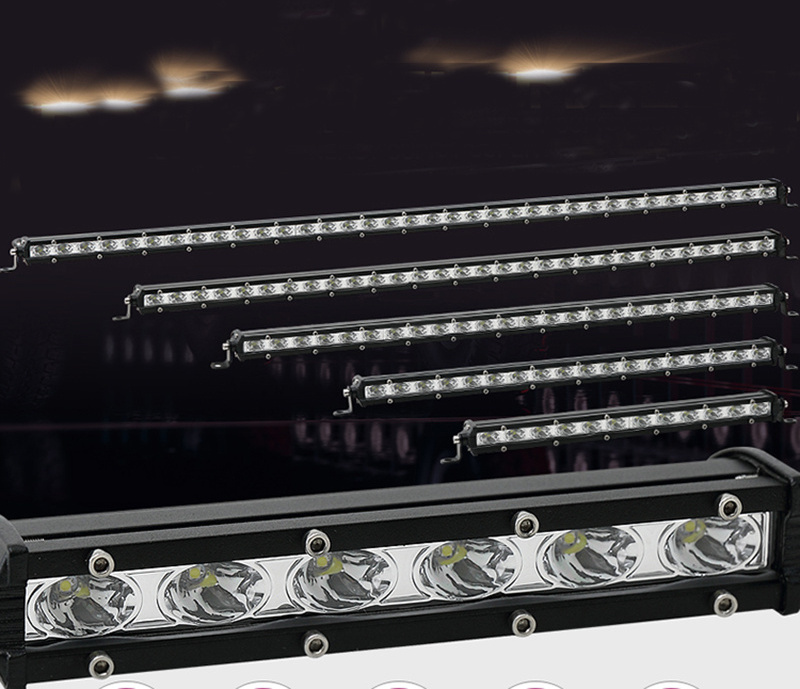 Factory direct single row 8.8inch 18w slim led spot light bar car roof top light bar