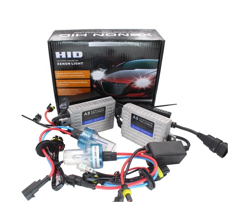 Wholesale hid xenon kit 12v 35w 6000k h7 kit xenon 4300k h7 55w with canbus ballast