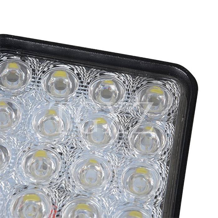 Super bright square 12v 24v 16led spotlight 4inch car led work light 48w 16 led for off-road suv