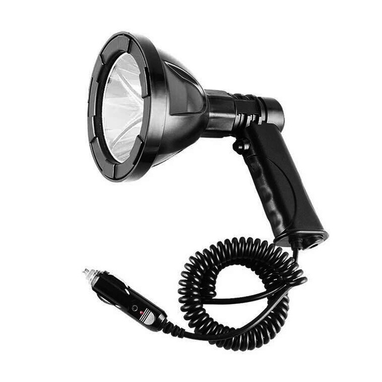 Super bright spot 12v 5inch led search light 10 watt hand held search light