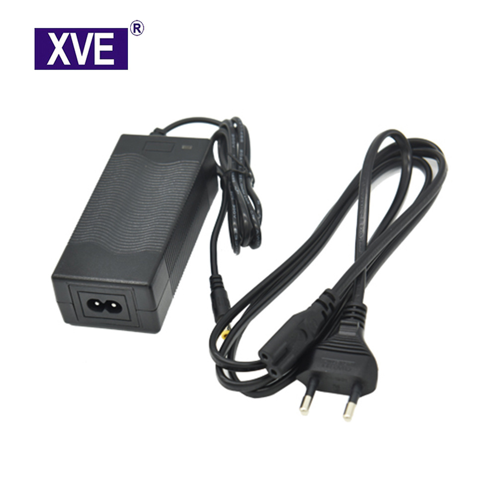 ShenZhen XVE Brand 12V 24V 36V 48V 1A 1.5A. 2A Li-ion lithium Battery Charger for Electric Scooter/Gyroscooters/Monowheels