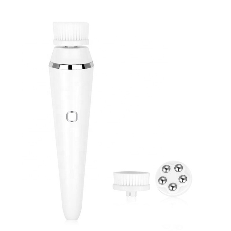 Exfoliating face cleaning brushes deep cleansing spin massager electric facial cleansing brush