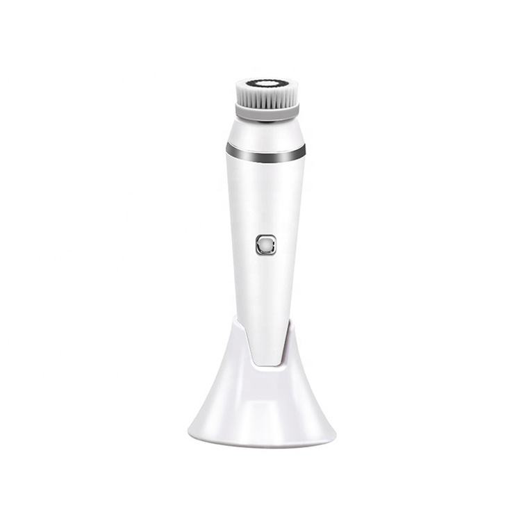 Exfoliating face cleaning brushes deep cleansing spin massager electric facial cleansing brush