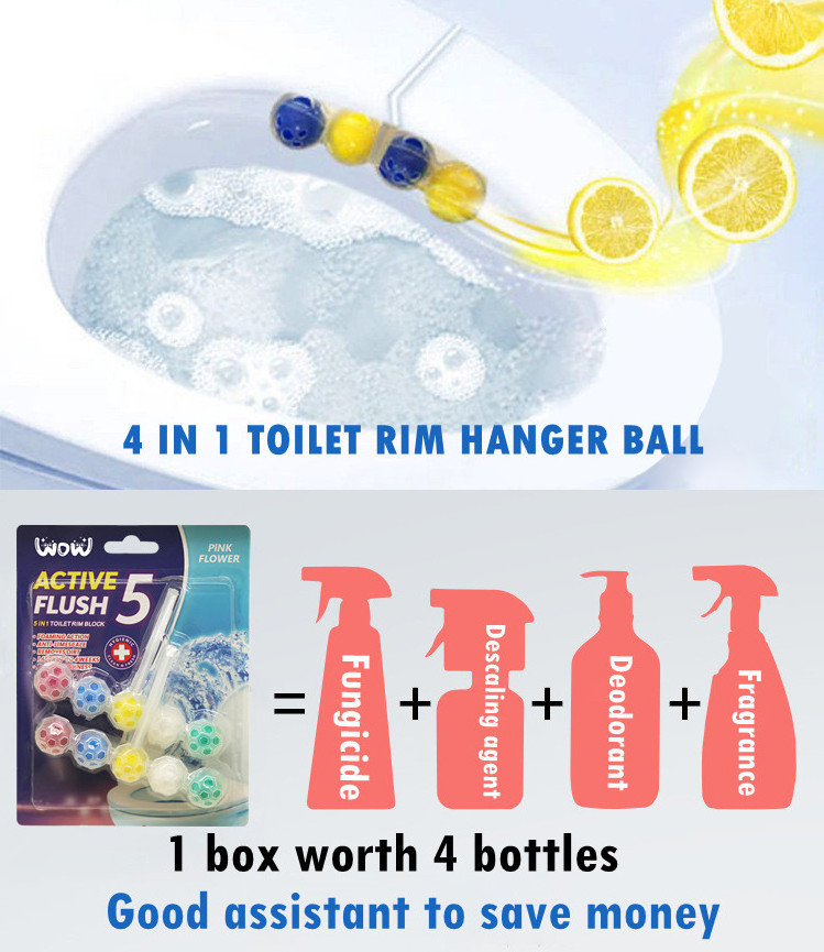 WOW New Toilet rim cleaner block  bowl deodorizer toilet cleaning balls hanging