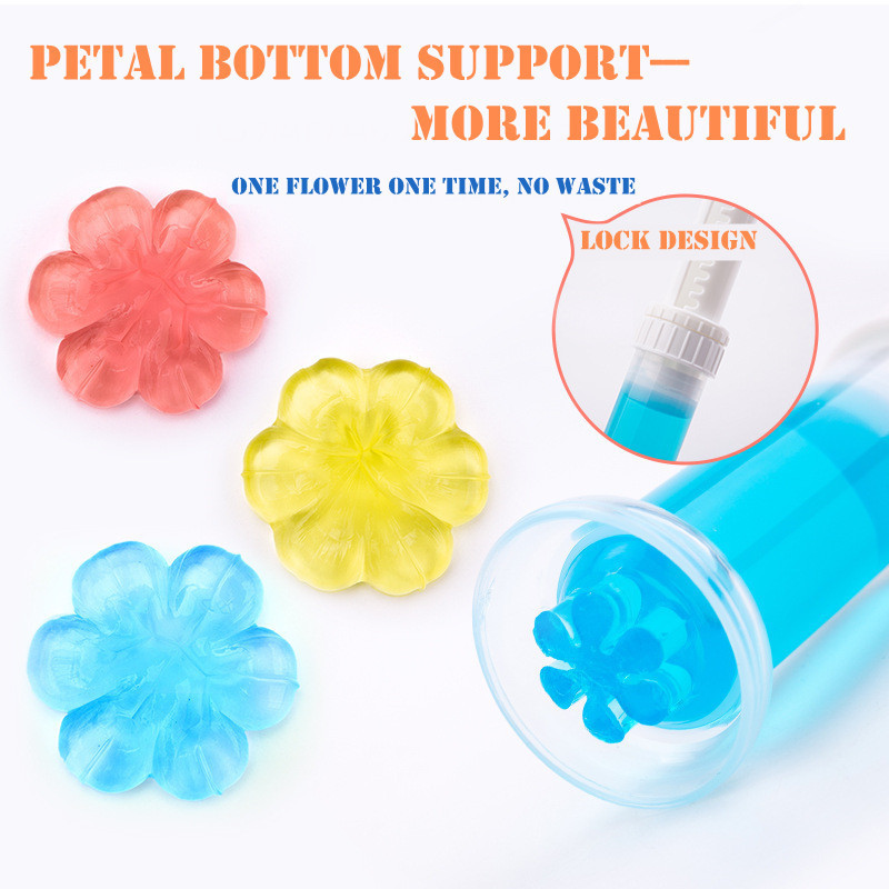 New Toilet Cleaning Gel 12 flower Small Flower Bathroom Deodorant Fragrance Toilet Toilet Cleaner Deodorant Aromatic