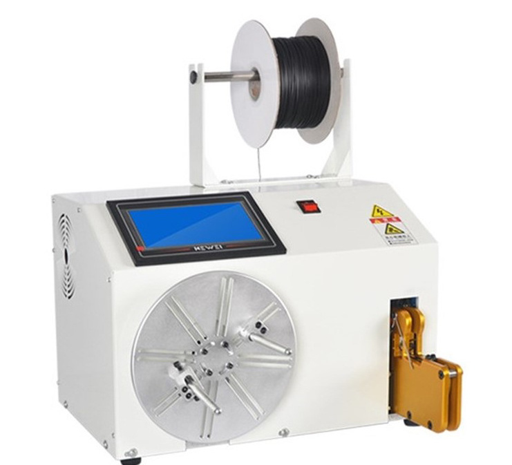 XWELL Semi-Automatic Copper Automatic Cable Cutting Meter Counting Winding Binding Machine Wire Spool Winding Machine