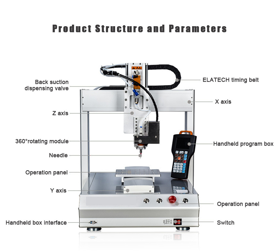 XWELL Liquid Adhesive Sprayer Glue Dispenser Automatic Dispensing Machine Pcb Conformal Coating Machine