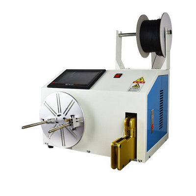 XWELL Semi-Automatic Copper Automatic Cable Cutting Meter Counting Winding Binding Machine Wire Spool Winding Machine