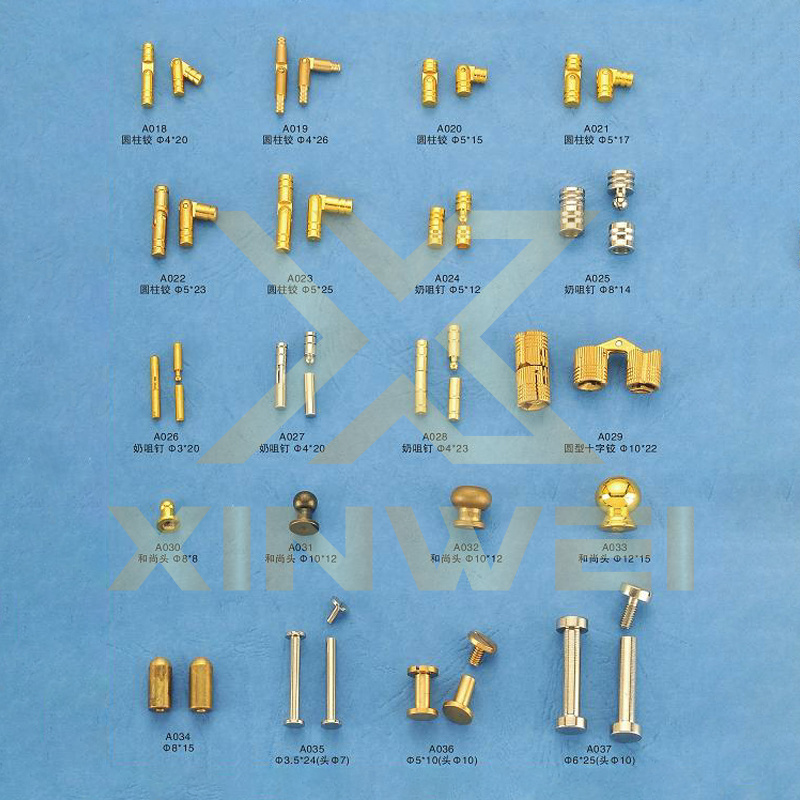 Manufacture Furniture Cylindrical Hinge Hardware Accessories Copper Concealed Hing Brass Gift Box Barrel Pin Hinge