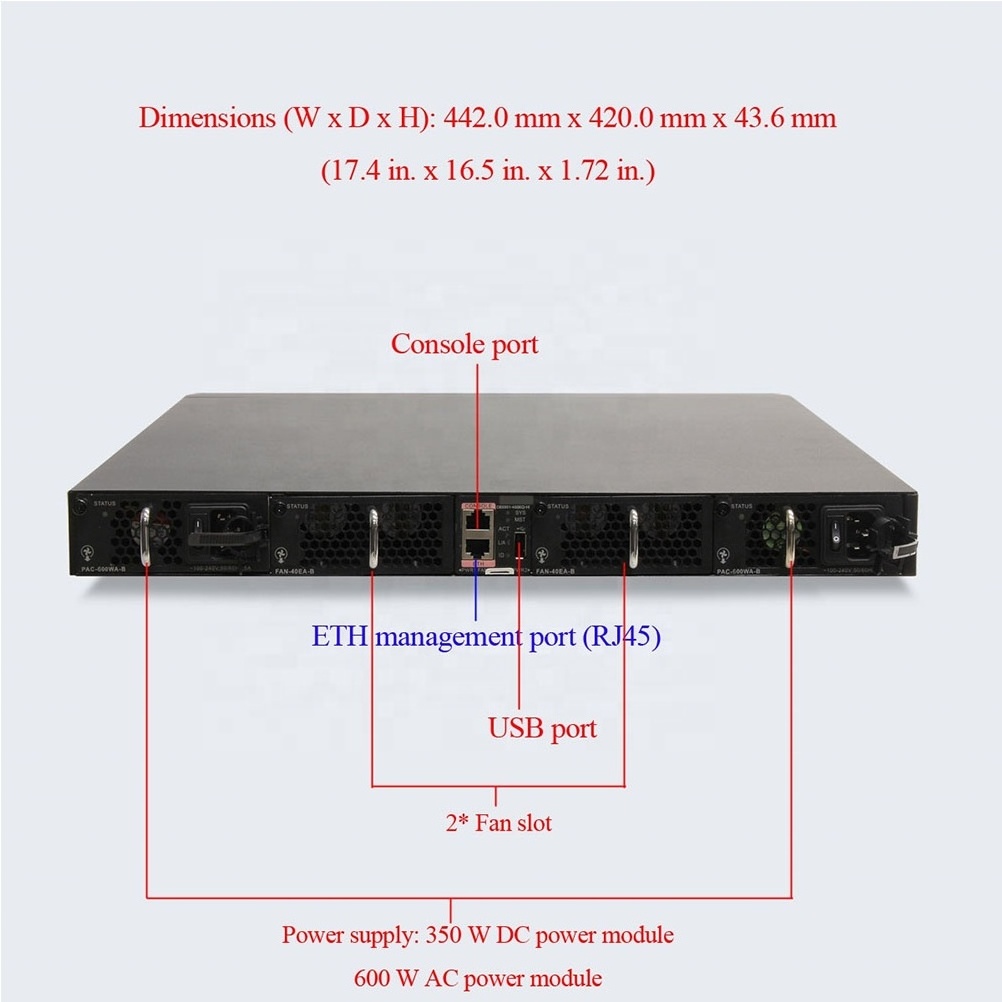 48 ports Industrial Ethernet Switch CE6851-48S6Q-HI for Good Discount