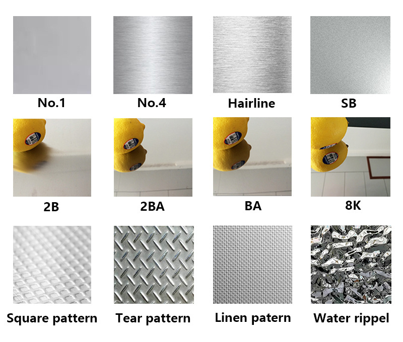 Inox 430 Customized 2B BA Finish SS 201 304 304l 316l 430 Stainless Steel Sheet Plate