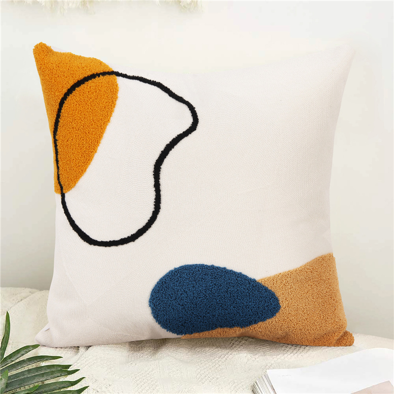 Decorative Pillow Cover Morocco Tufted Sofa Cushion Pompoms Throw Pillow Case Boho Cushion Cover For Home Couch