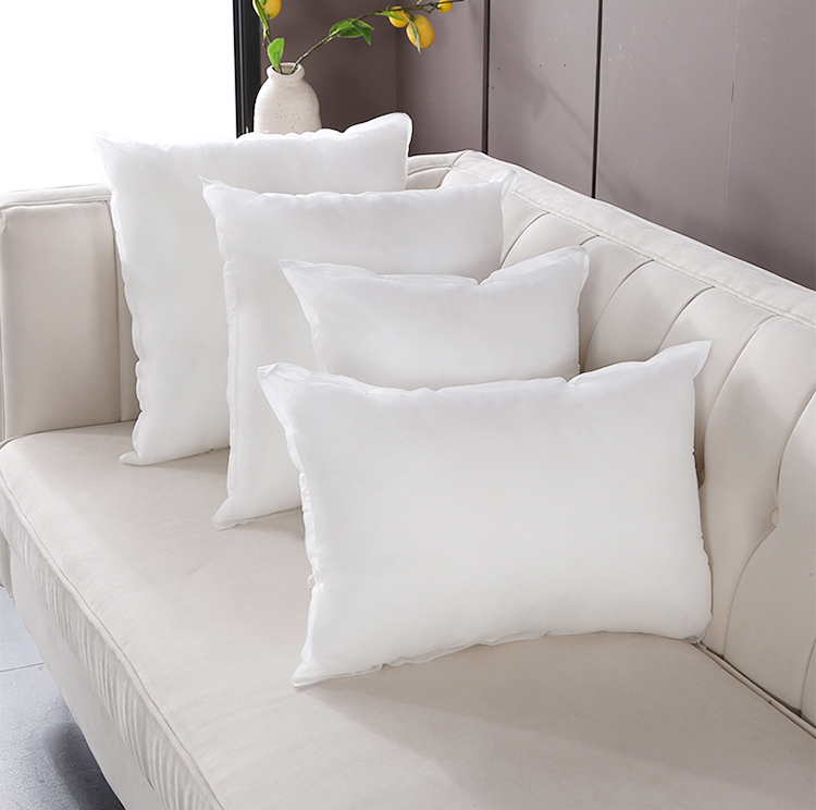 Hot Selling High Quality Square White Pillow Inserts Inner Cushion Filling Wholesale Cushion Inserts