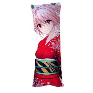 50*150cm Custom Size Japan Unconcerned dakimakura Sexy Hugging Pillow Anime Print Body Pillow Naked Dakimakura Case