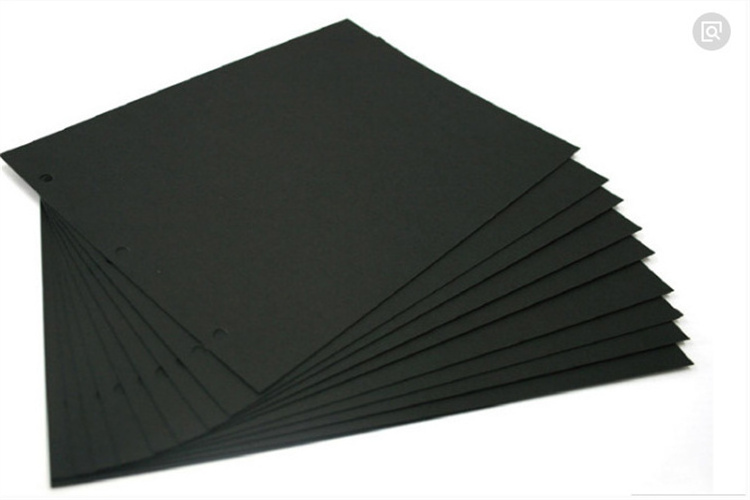 100% Virgin black  Kraft Paper sheets 35gsm-350gsm