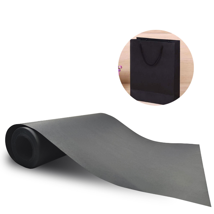 Black Core Paper Black Kraft Paper for Packing Boxes Gift Bags