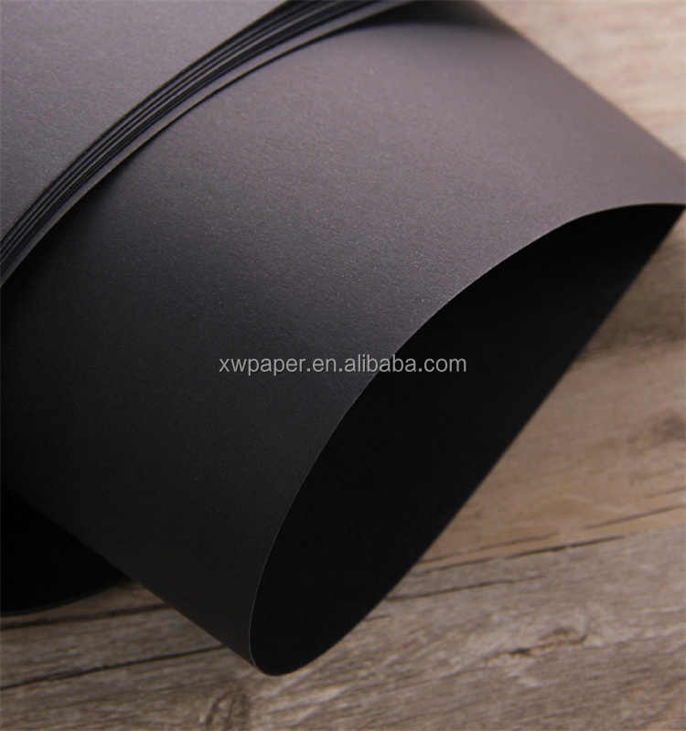 100% Virgin black  Kraft Paper sheets 35gsm-350gsm