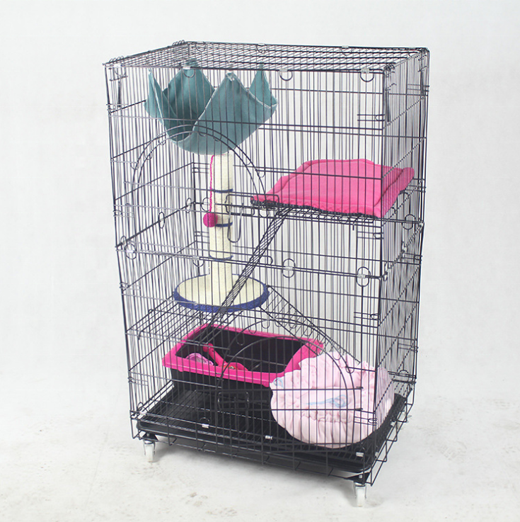 Hot Selling Designer Outdoor Stainless Steel Small Pet Cages Carriers For Sale Cat Cage Big