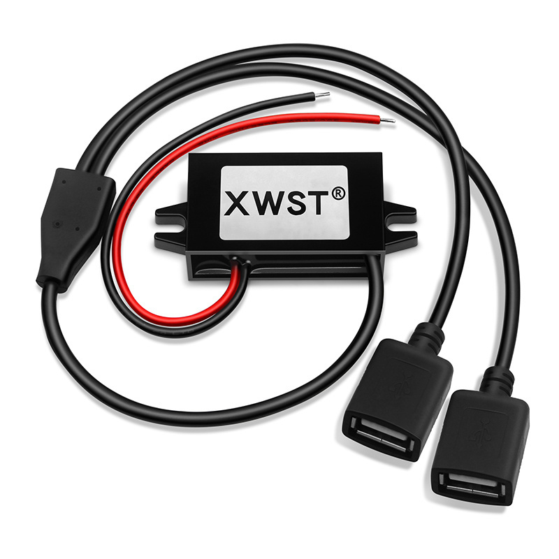 XWST DC DC Buck Converter 12V 24v 36v 48v 72v 85v  to 5V Micro Type-c Mini USB Charger for Mobile Phone Charging in Car