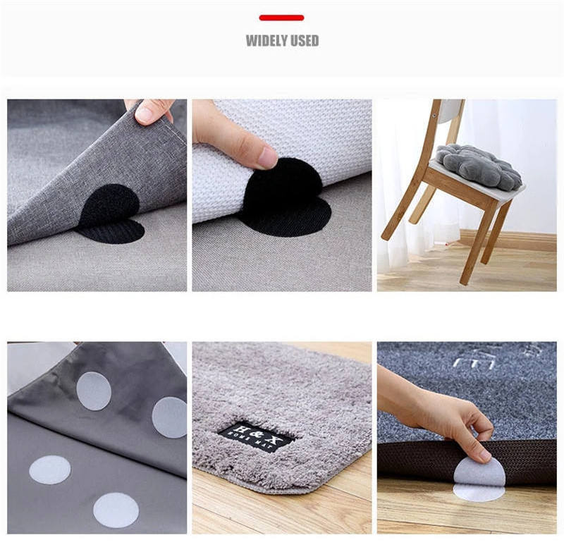 Nylon Dot Shape Self-adhesive Sustainable Garment Accessories Die-cut  Velcroes self Adhesive Hook and Loop Dots