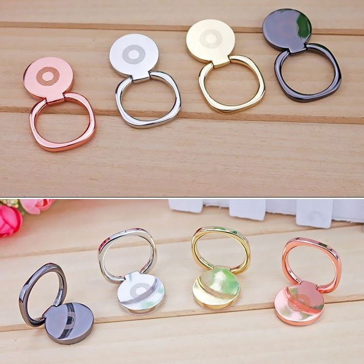 360 degree Finger Ring Mobile Phone Stand Holder For iPhone XS Huawei Samsung Smart phone Round Ring holder Car Mount Stand