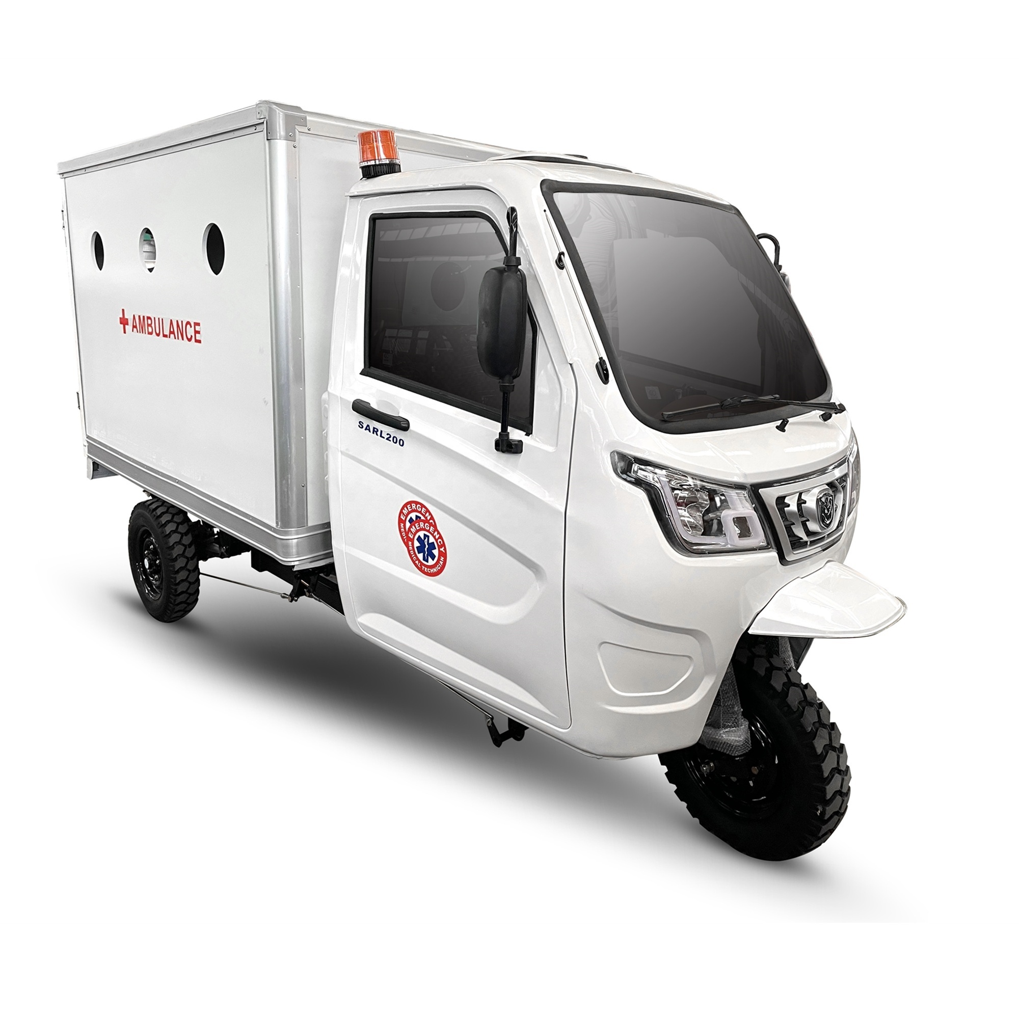 Hospital Emergency Ambulance Tricycle for  Africa/200cc/250cc Ambulance Tricycle