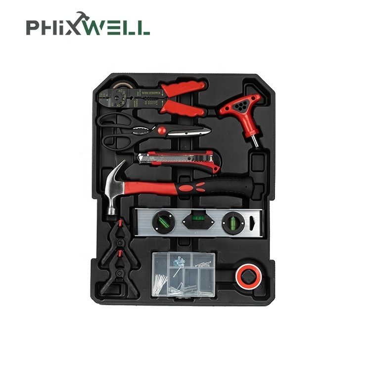 XWTLX-004   Wholesale Price High Grade Auto Repair 118 PCS Socket Hand Tool Set With Aluminum Luggage box Case