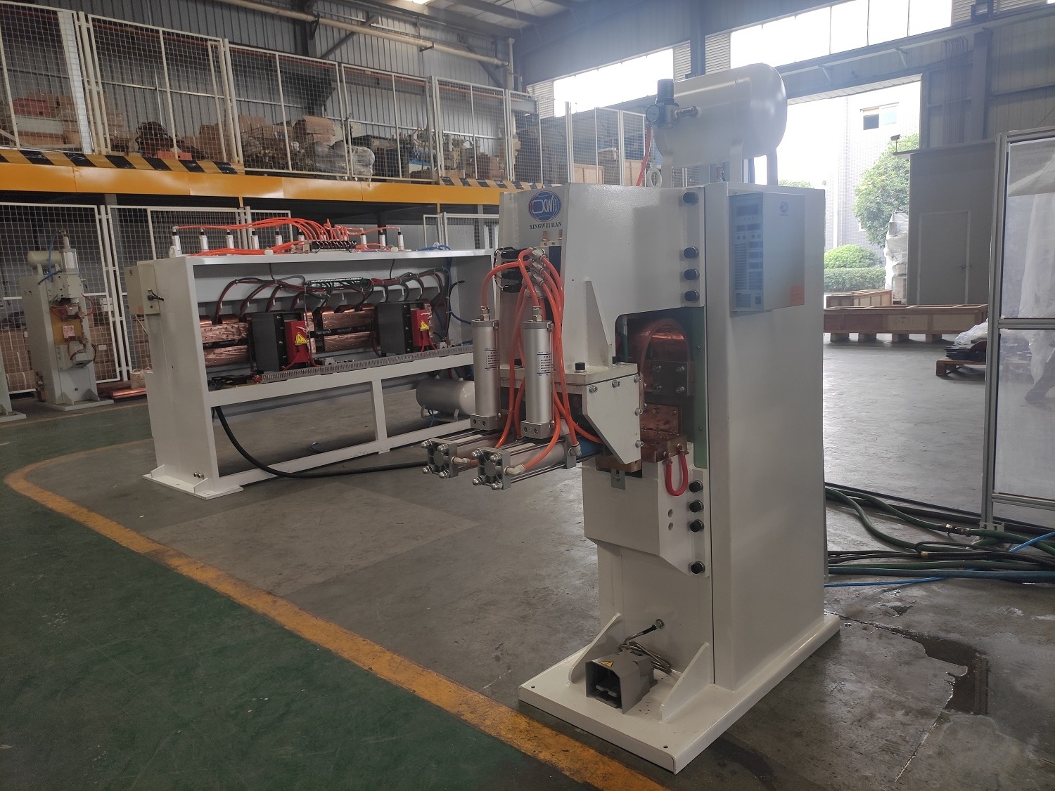 Industrial Dc Steel Point Welding Soldadora De Punto Hand Resistance Projection Spot Welding Machine