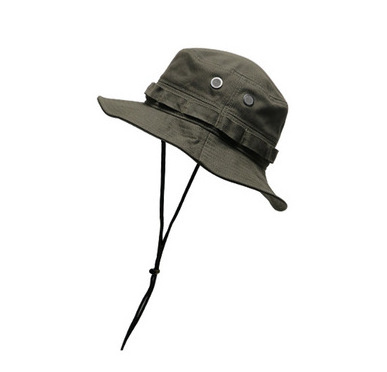 Spring  hot selling sublimation cap winter custom simple outdoor plain 100% cotton fisherman sun protection bucket hat with rope